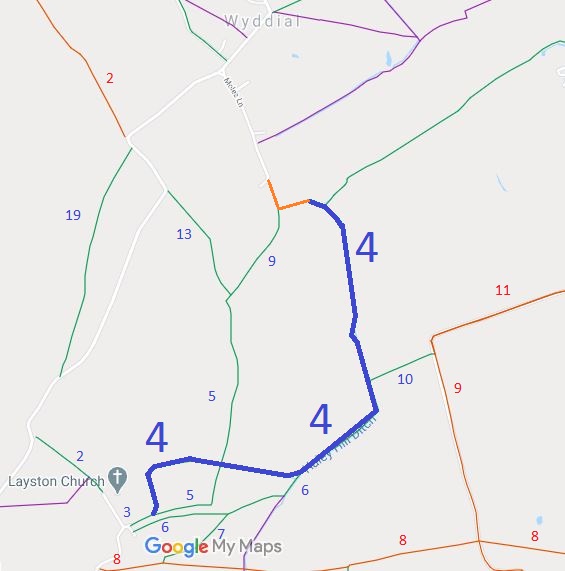 Map showing Buntingford 4