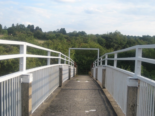 Bushey 40 goes over this bridge