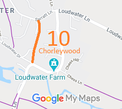 Map showing Chorleywood 10