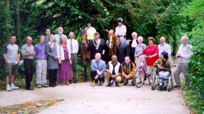 Official opening of Parkfields Path