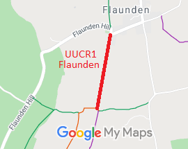 Map showing Flaunden UCR1