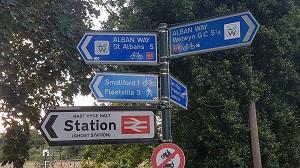 Sign at Ellenbrook Lane
