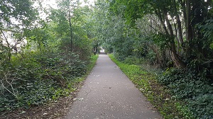Half way along route