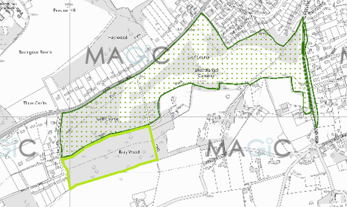 Map showing recorded Hertfordshire paths