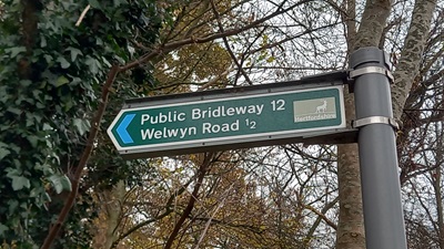 Photograph of Hertingfordbury 12 bridleway