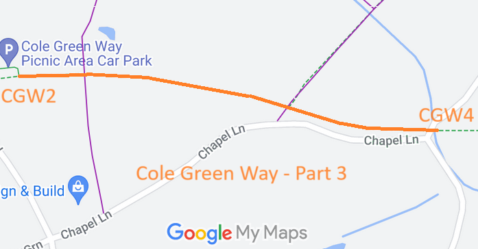 Link to Part 3 of the Cole Green Way