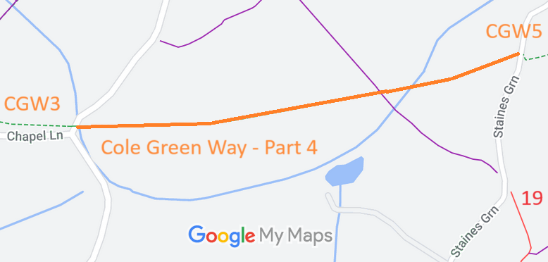 Link to Part 4 of the Cole Green Way