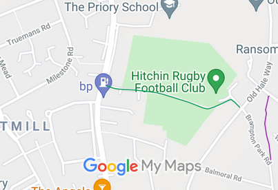 Map showing recorded Hitchin paths
