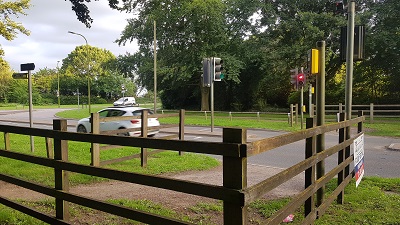 Photograph of horse waiting area