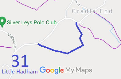 Map showing Little Hadham 31