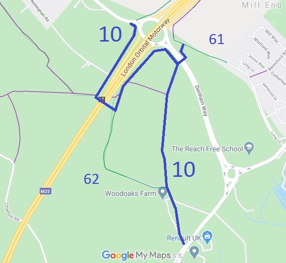 Map showing Rickmansworth 10