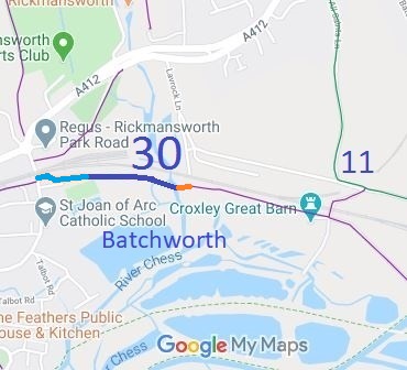 Map showing Rickmansworth 30