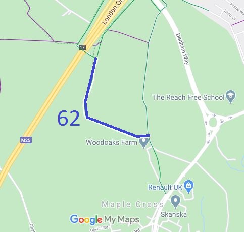 Map showing Rickmansworth 62