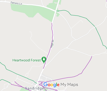 Map showing Sandridge 32