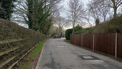 Photograph of Shenley 21 bridleway