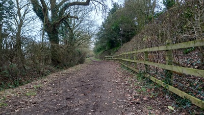 Photograph of Shenley 21 bridleway