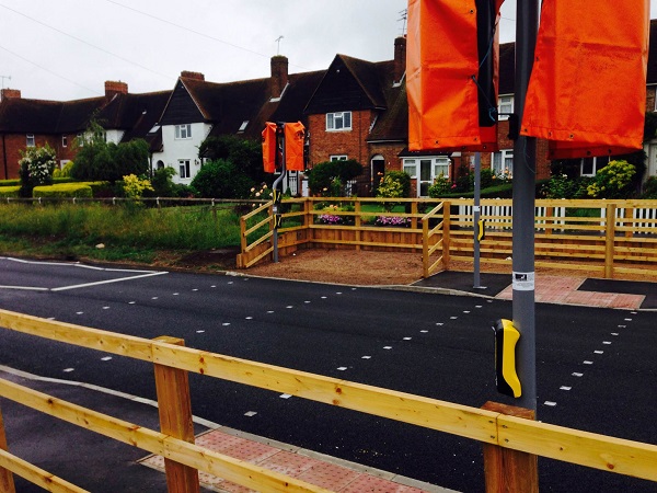 Photo of newly constructed crossing