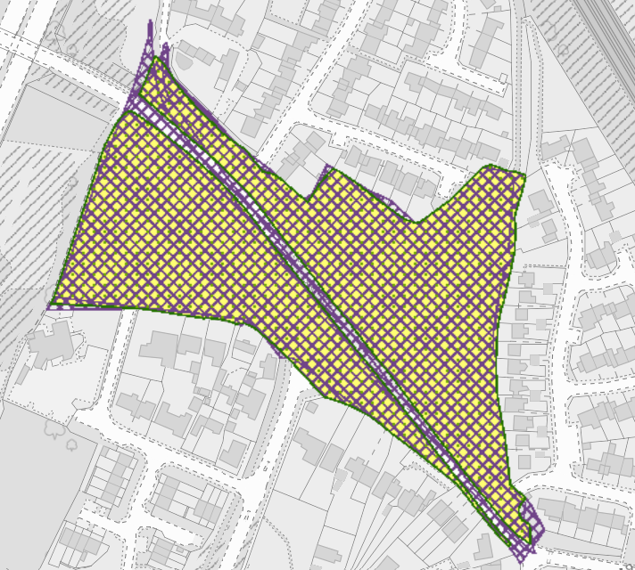 Map showing recorded Hertfordshire paths