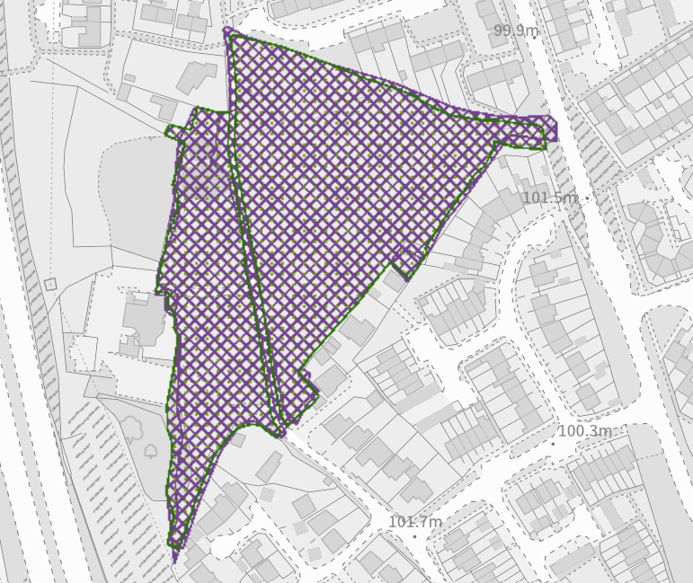 Map showing recorded Hertfordshire paths