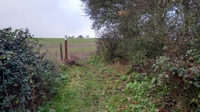 Photo of Stevenage 35 council bridleway sign