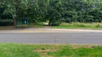 Photograph of Stevenage path
