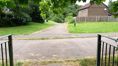 Photograph of Stevenage path