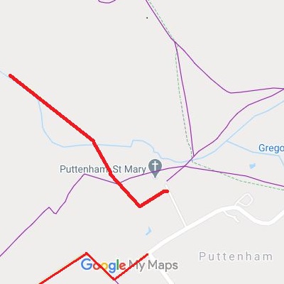 Map showing Tring Rural UCR 3