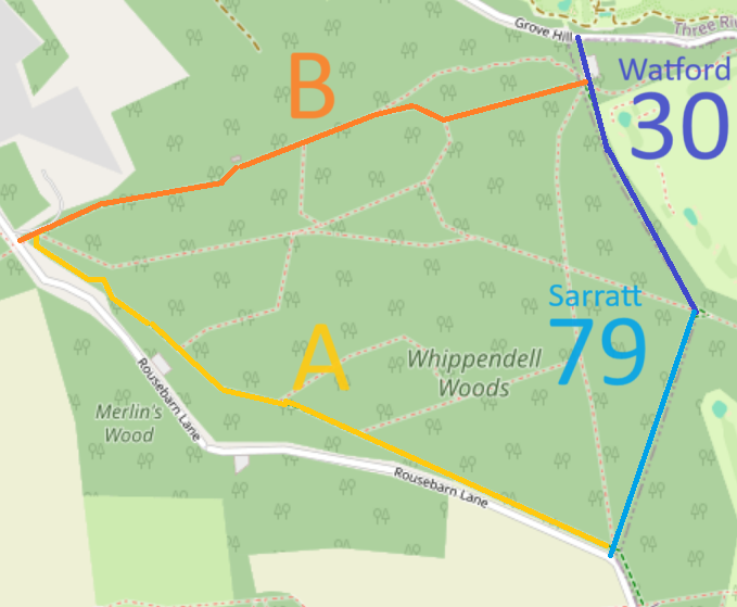 Whippendell Woods Riding Track